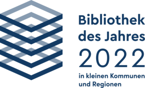Logo der Bibliothek des Jahres 2022 in kleinen Kommunen und Regionen