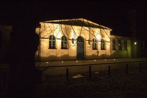 Uwe Johnson-Bibliothek bei Nacht, (c) Christoph Nahr