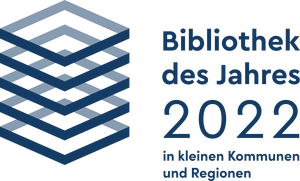 Logo der Bibliothek des Jahres 2022 in kleinen Kommunen und Regionen