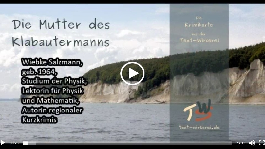 Lesung: Wiebke Salzmann - Krimigrusskarte Die Mutter des Klabautermanns
